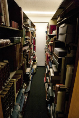 Photo of former Special Collections space at FIT