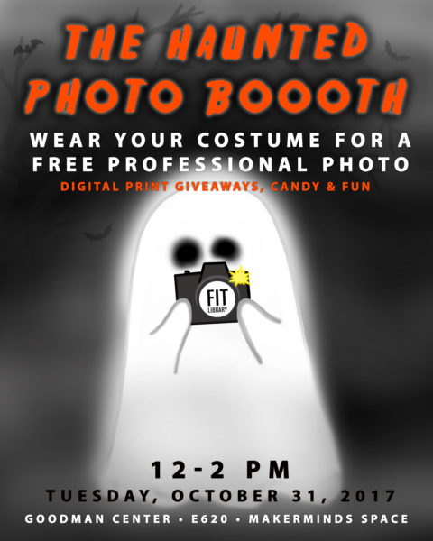 flyer for haunted photo booth