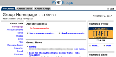 Course Studio and Group Studio Discontinued in MyFIT Upgrade – FIT Newsroom