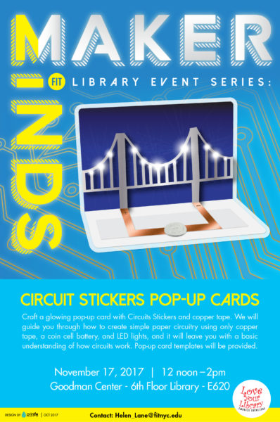 flyer for pop-up cards event