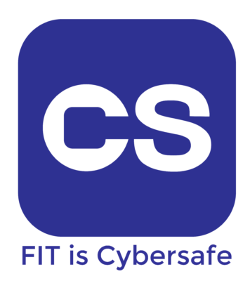 Cybersafe logo with text that says FIT is Cybersafe