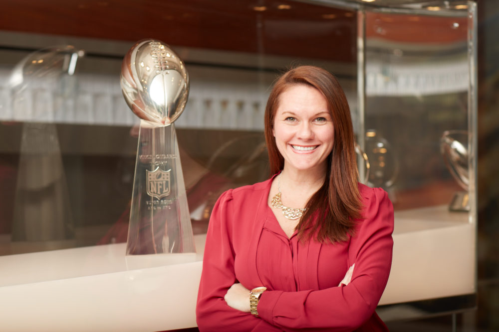 FIT alumna Rhiannon Madden, vice president of consumer products for the NFL (Eric Espino).