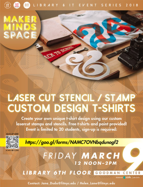 poster for T-shirt making event