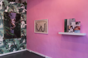 View of work by Pacifico Silano on display in the show Weather the Storm