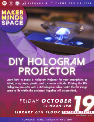 flyer for DIY Hologram Projector