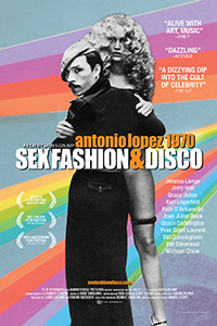 Poster for Antonio Lopez 1970: Sex Fashion & Disco.