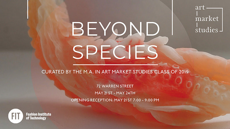 flyer for Beyond Species exhibition