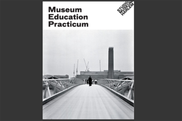 cover to program for the Studio Museum's Museum Education Practicum program