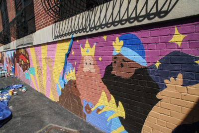 three kings mural