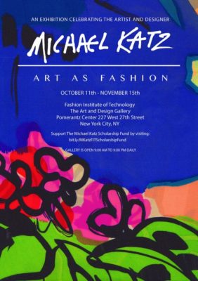 invitation to Michael Katz exhibition