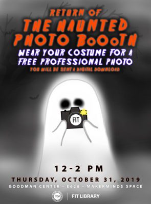 flyer for Haunted Photo Booth event