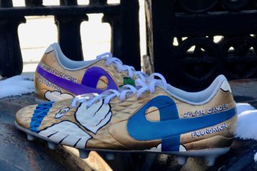Yarden Sopher-Harelick's painted cleats