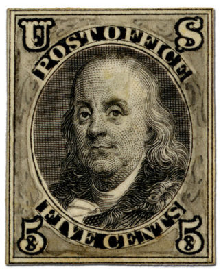 Benjamin Franklin postage stamp