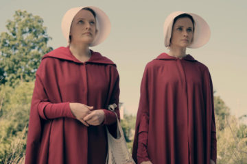 Elisabeth Moss and Alexis Bledel in The Handmaid's Tale