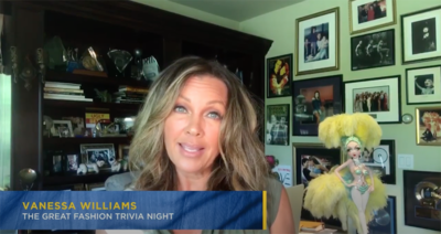 screenshot of Vanessa Williams participating in The Great Trivia Night