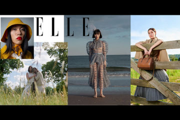 collage of photos from Elle article featuring work by Photography students