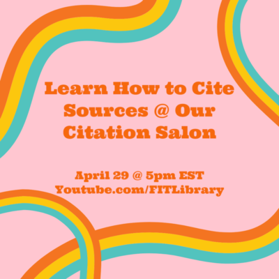 flyer for Citation Salon event