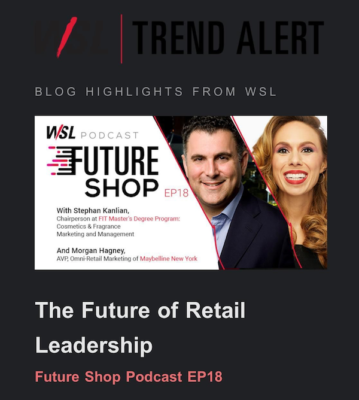 flyer for The Future of Retail Leadership podcast episode