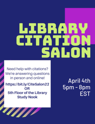 flyer for Citation Salon
