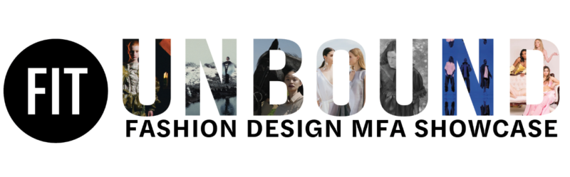 logo for Fashion Design MFA showcase that says Unbound