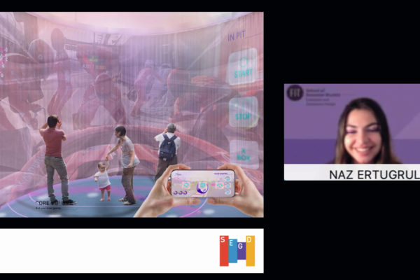 Screen shot of Naz Ertugrul presenting "Flow"