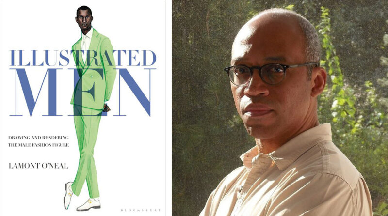 cover of Illustrated Men and photo of Lamont O'Neal