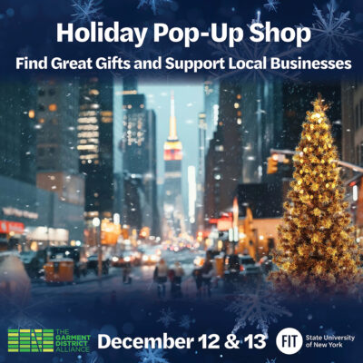 Holiday Pop-Up Shop; December 12 & 13