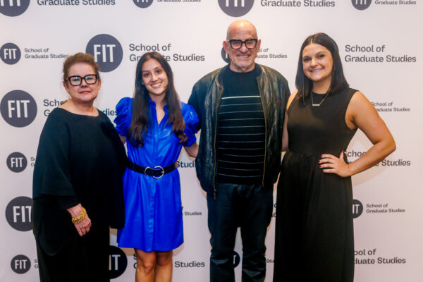 FIT Foundation Board member Bob Fisch awards a $25,000 prize to a Fashion Design or Global Fashion Management capstone project, followed by a reception. on Wednesday, May 15, 2024.