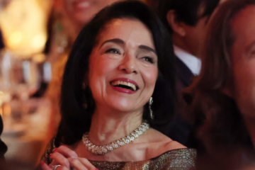 Dr. Joyce F. Brown laughing at the gala event