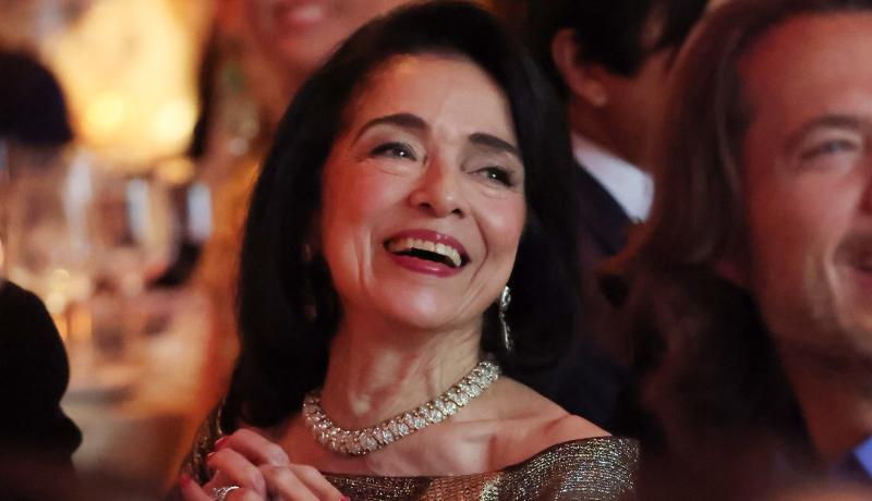 Dr. Joyce F. Brown laughing at the gala event