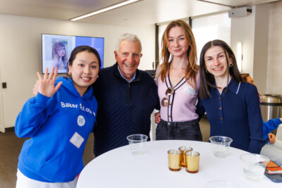 Jia Mei Lin with Jay Baker, TK, and Nicole Gehar.