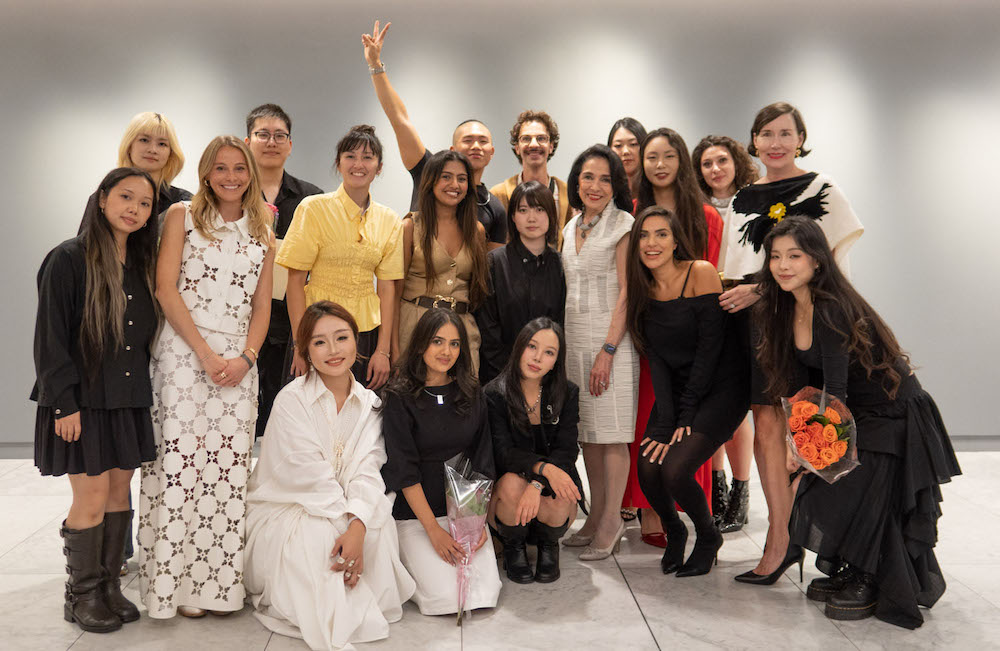 class of 2025 Fashion Design MFA students pose for a portrait