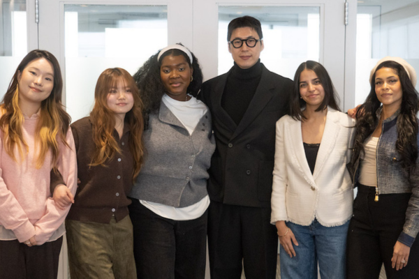 Jiyun Lim (winner), Jiaying Xie (runner up)_ Latecia Lester, Fashion Design_ Wonki Lee, Assistant Professor, Technical Design, Student Advisor_ Wajeeha Hassan, Fashion Design_ Doriean Jackson, Fashion Design