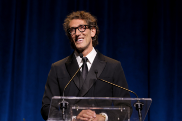 Richard Dickson, president and CEO of Gap Inc., speaks onstage during FIT's Annual Gala.