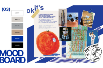 Beatrix Mak's mood board for her winning Roc Nation project