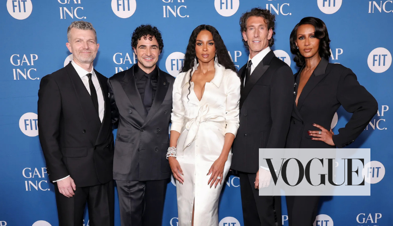 FIT President Jason Schupbach, Zac Posen, Ciara, Gap Inc. President and CEO Richard Dickson, Iman
