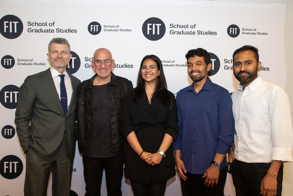 FIT President Jason Schupbach, Bob Fisch, Somdutta Das, Yeasin Mia, and Asif Rahman.