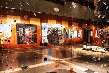 Installation view of the Fine Arts exhibition space