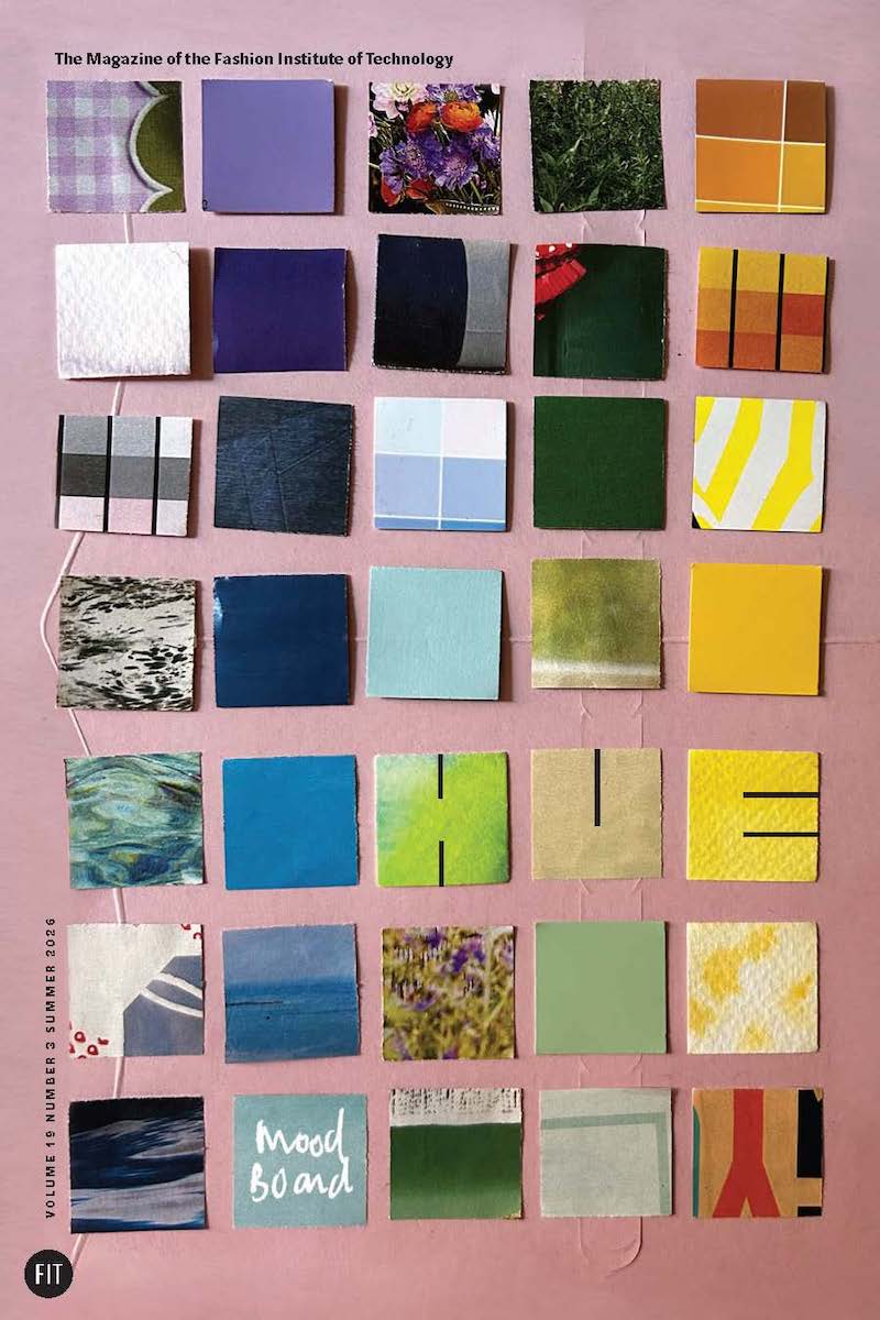 cover of Hue summer 2026 issue with different square color swatches and patterns